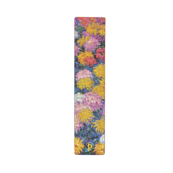 Paperblanks – Monet's Chrysanthemums Marca-Páginas - Imagem 2